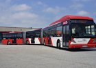 Vícečlánkové městské autobusy  Van Hool: Dva klouby
