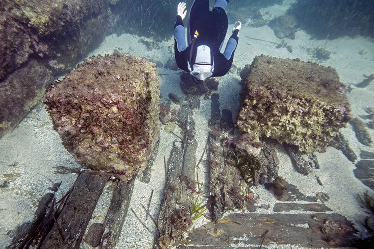 Podmořská archeologie zbytků antického přístavu Olbie