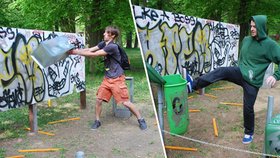 V jemnickém parku si můžete vyzkoušet trenažer pro vandaly