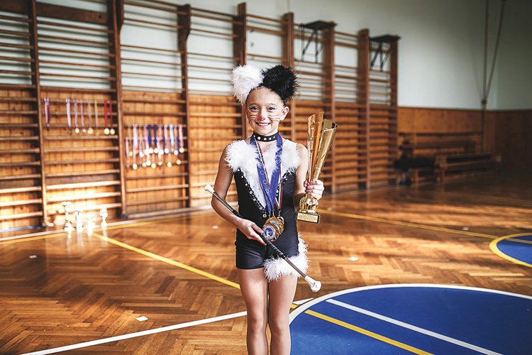 Vanesa Machová: 10 let, Štětí. Upoutal jí sportovní tanec twirling, se kterým sbírá úspěch na českých i mezinárodních soutěžích.