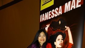 Vanessa Mae na tiskové konferenci