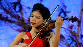 Vanessa Mae na chvíli nechala hudbu plavat a vrhla se na lyžování.