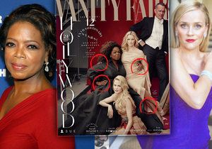 Oprah Winfrey a Reese Witherspoon grafik Vanity Fair trochu zmutoval.