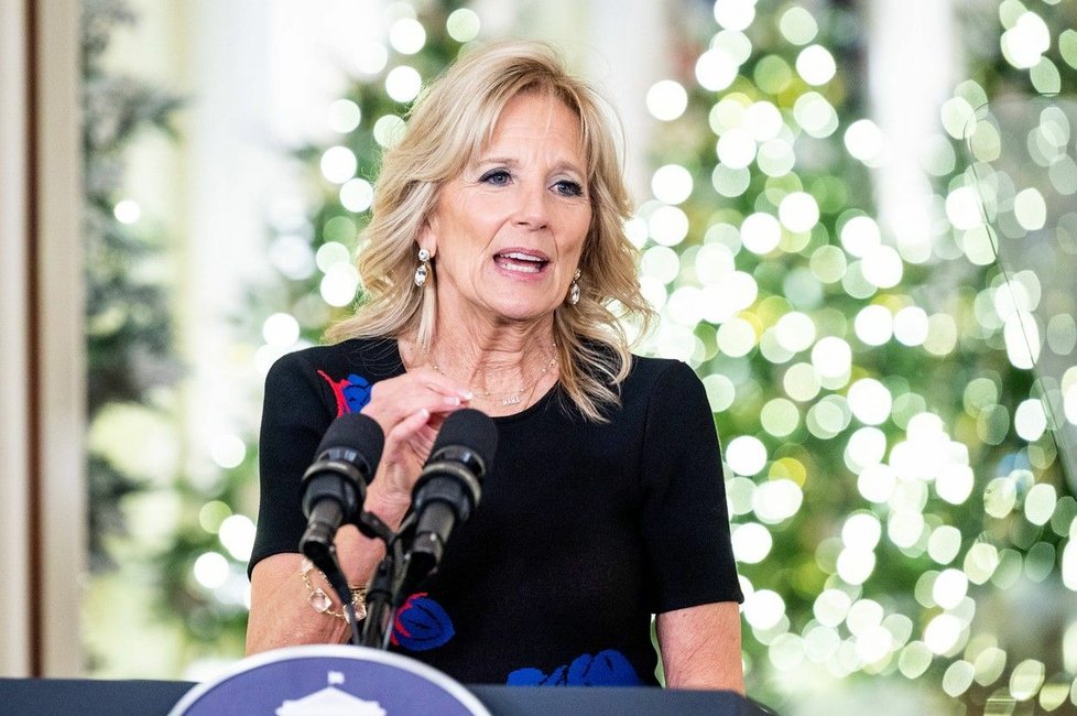 První dáma Jill Biden si letos s výzdobou pohrála a opravdu se jí povedla.