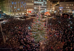 Brněnské Vánoce v roce 2018. Během adventu na ně přišlo 1,5 milionu lidí.