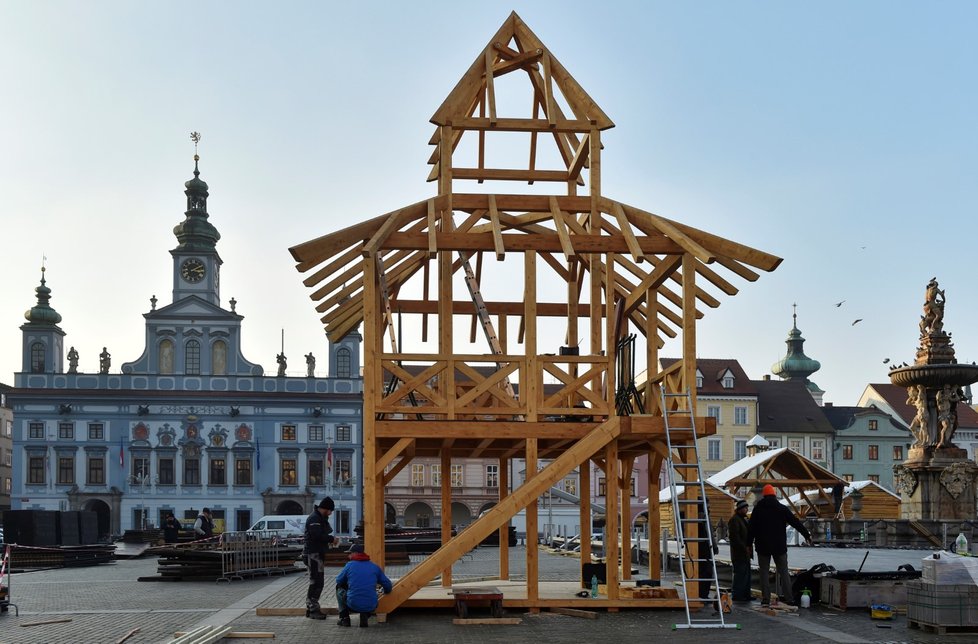 Vánoce v Českých Budějovicích.