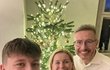 Vánoční pozdrav Danuše Nerudové: O Vánocích s manželem a syny