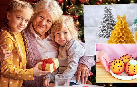 Tipy na domácí vánoční dárky: Od dětí pro prarodiče a za pár korun!