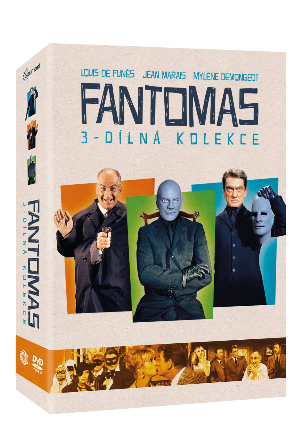 Kolekce filmů s Fantomasem Cena: 399 Kč Kde: Bontonland, hypermarkety