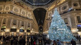 Vánoce v italském Miláně (7.12.2020)