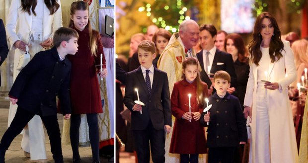 Princ Louis (5) lumpačil na královském předvánočním koncertě: Sfouknu tě jako svíčku!