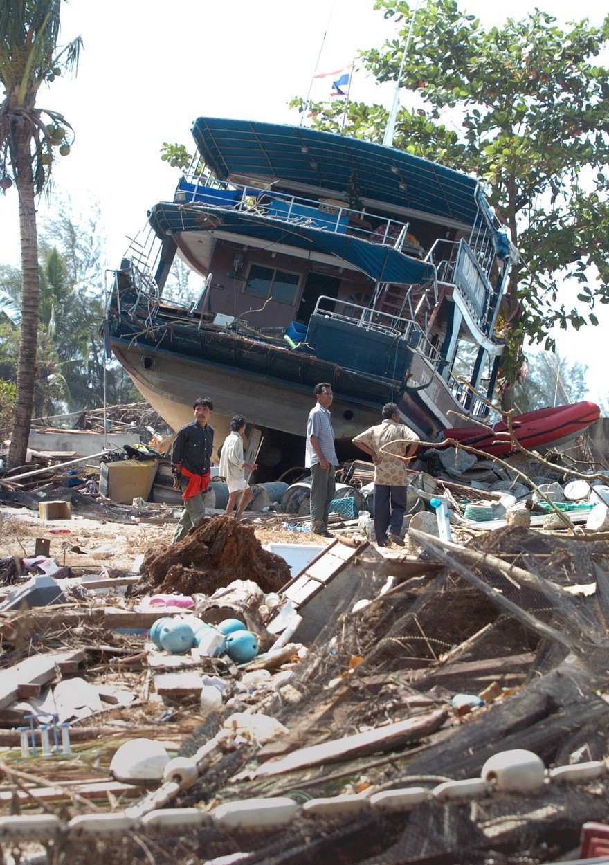 Tsunami v roce 2004.