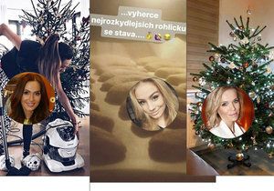Vánoční přípravy celebrit: Bučková uklízí, Kadeřávková pekla cukroví hned dvakrát!