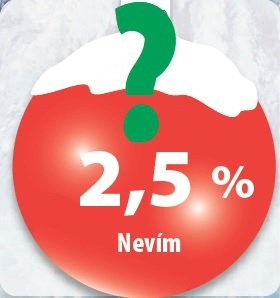 2,5% neví