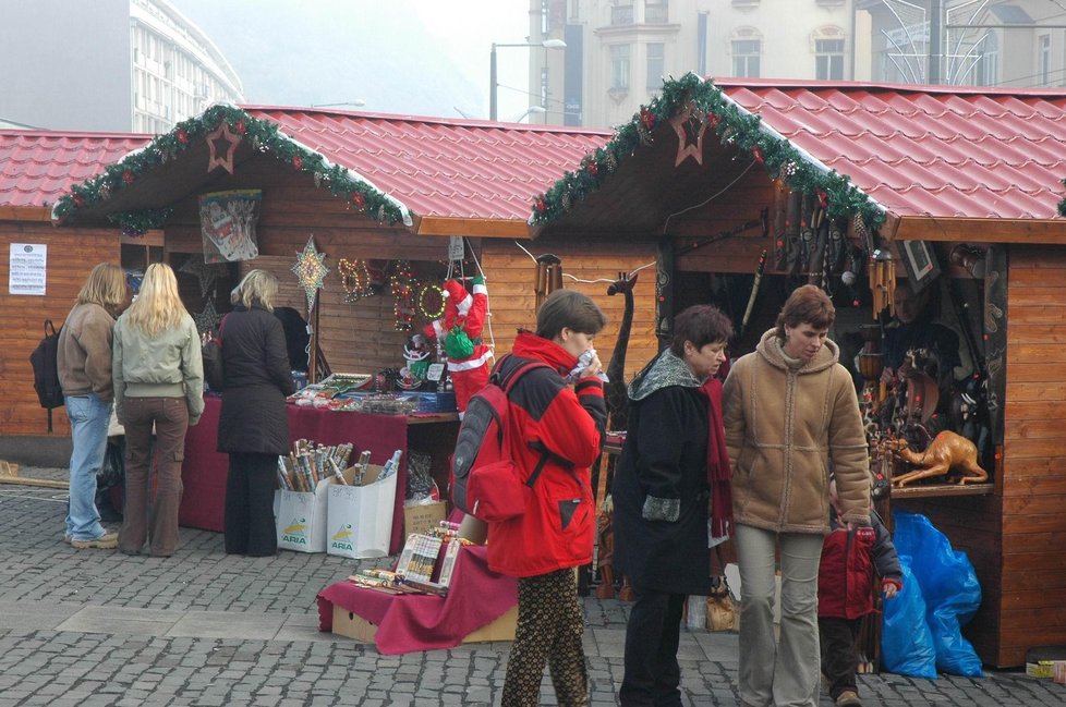 Vánoční trhy v Ústí nad Labem