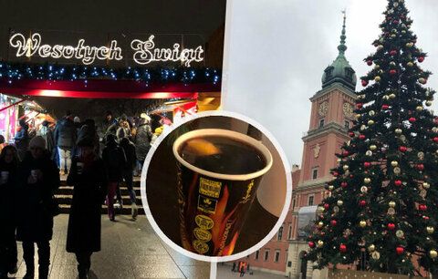 Vánoce ve Varšavě: Skromné trhy, kýč i absence davů. Vyjde u Poláků levněji i vycházka na svařák?