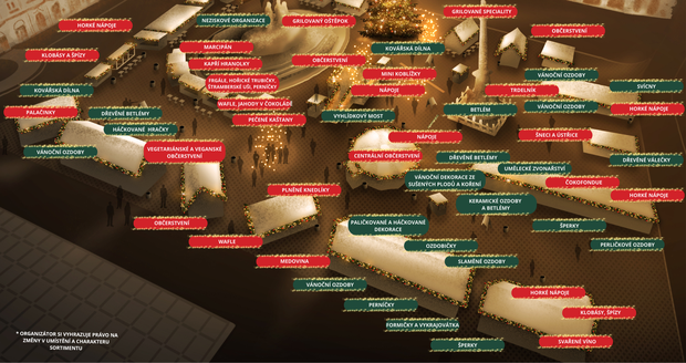 Vánoční trhy startují! Obří strom z Lesné, speciální píseň od Farné a přes 5 tisíc účinkujících