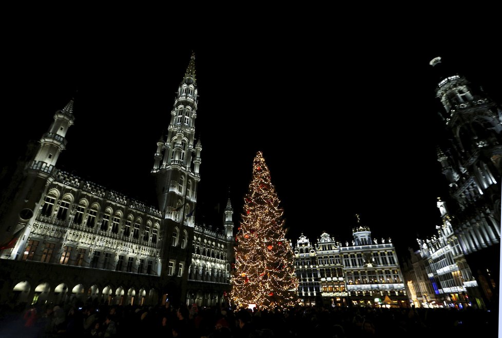 Obavy z možných útoků panují před Vánocemi i v Bruselu. I zde jsou trhy bedlivě střežené.