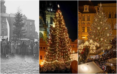 Historie stromů na Staroměstském náměstí: Jak vypadaly za protektorátu nebo za normalizace?