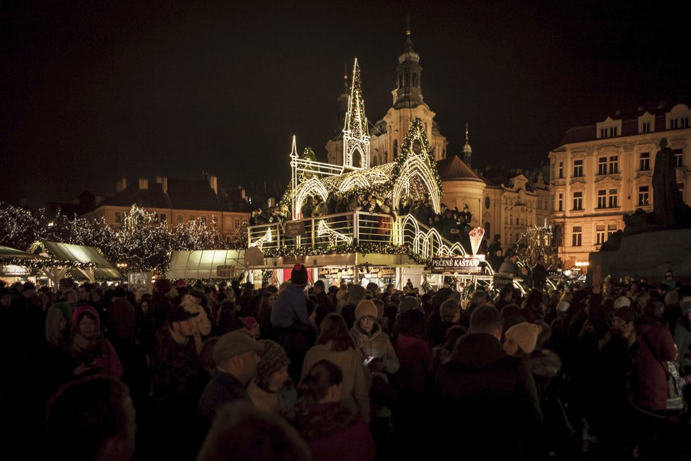 Vánoční trhy na Staroměstském náměstí, 2017