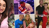 Vánoční plození i zrození u celebrit: Porno Santa, kupa novorozenců i oznámení Ježíška do bříška