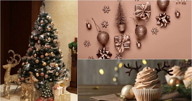 Mocha Mousse jako hlavní barva Vánoc