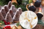 Tři klasické druhy vánočního cukroví.