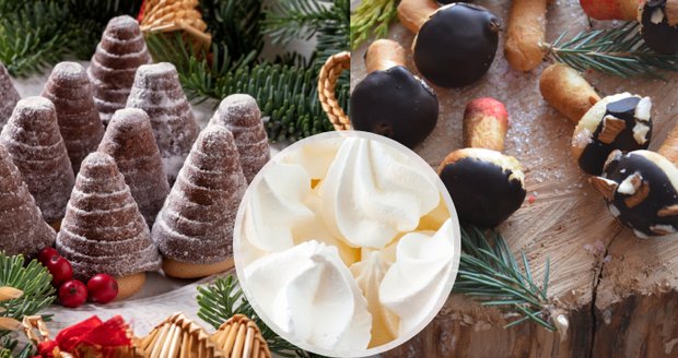 Křehká vánoční klasika: Nejlepší mandlové hříbečky, vosí hnízda a pusinky