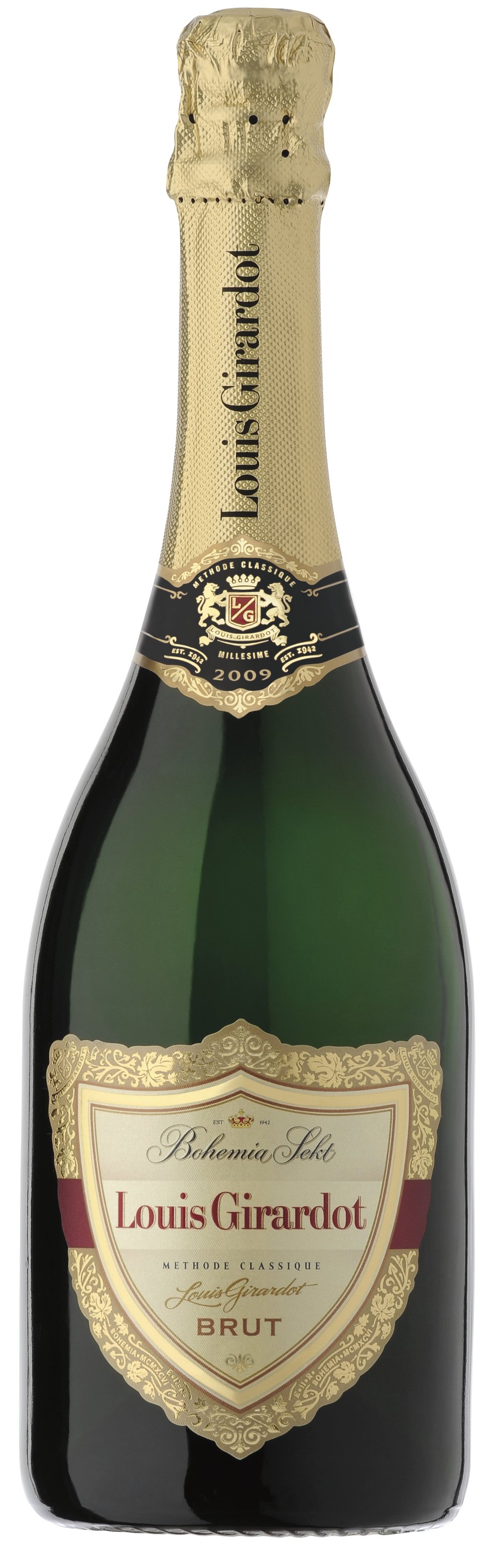 Bohemia Sekt Louis Girardot brut. Cena 435 CZK. K zakoupení www.osobnivinoteka.cz