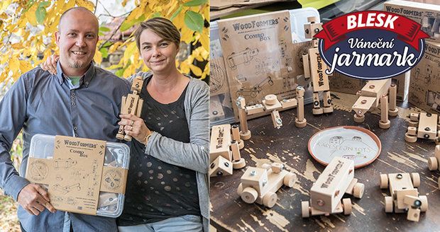 Manželé vyrábějí originální kostky: Spojují se druky! Přijďte si pohrát na Vánoční jarmark Blesku