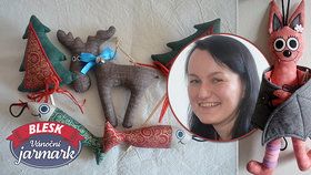 Veronika (39) šije svůj dětský sen! Originální dárky přiveze  na Jarmark Blesku