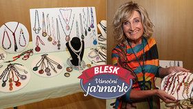 Své šperky bude na Vánočním jarmarku Blesku prodávat i moderátorka Zuzana Bubílková.