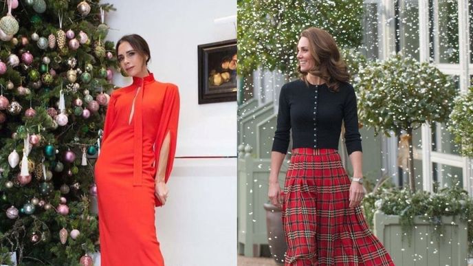 Victoria Beckham a vévodkyně Kate sázejí na klasiku