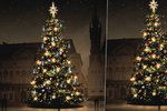 Vizualizace podoby vánočního stromu na Staroměstském náměstí.