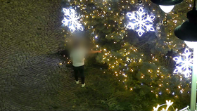Mladíci se chtěli ukázat před děvčaty, z vánočního stromu v centru Brna ukradli baňky. Čeká je pokuta.