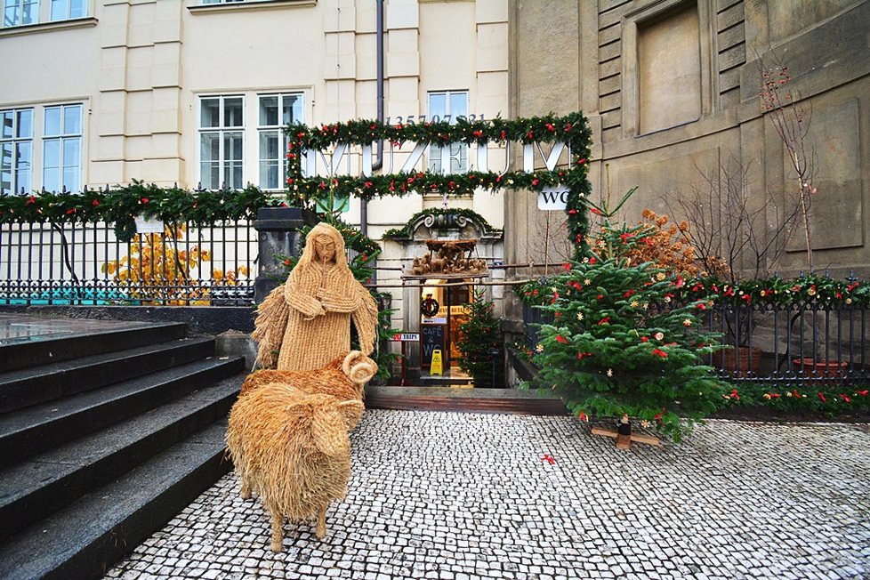 Tradiční výstava v Muzeu Karlova mostu nabízí podívanou i na první vánoční stromeček v Praze. Namísto ozdobiček na něm objevíte směnky.