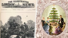 Ilustrace, která spustila šílenství okolo vánočních stromečků.