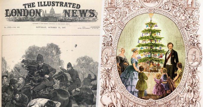 Ilustrace, která spustila šílenství okolo vánočních stromečků.