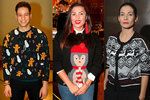 Celebrity se předvedly ve vánočních svetřících
