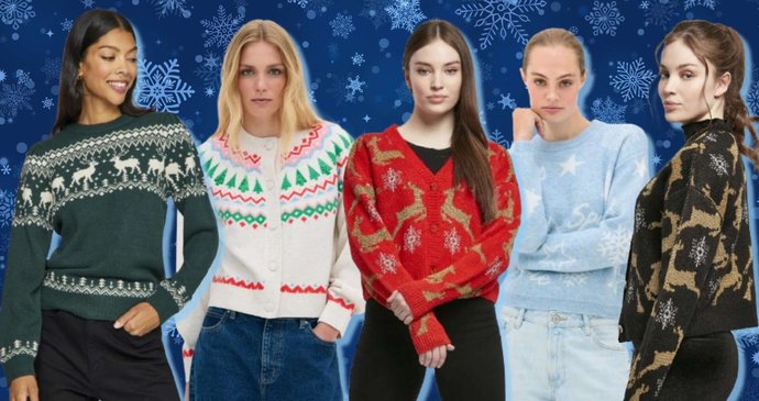 Minimalistické vánoční svetry