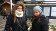 Němka Julia (34) a Lotta (35) přišly na vánoční trhy uctít památku mrtvých