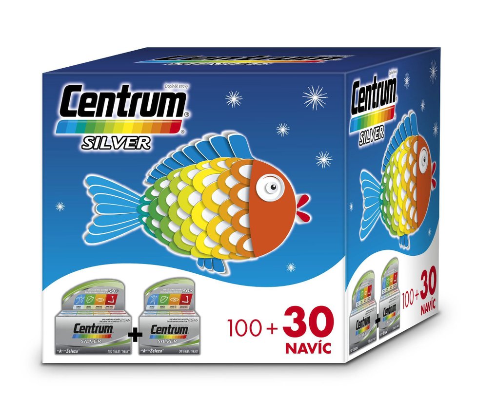 Centrum SILVER nabízí kompletní řadu vitamínů, www.sleky.cz, 539 Kč