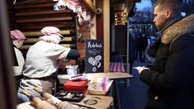 Vánoční trh na pražském náměstí Míru (20. 11. 2025).