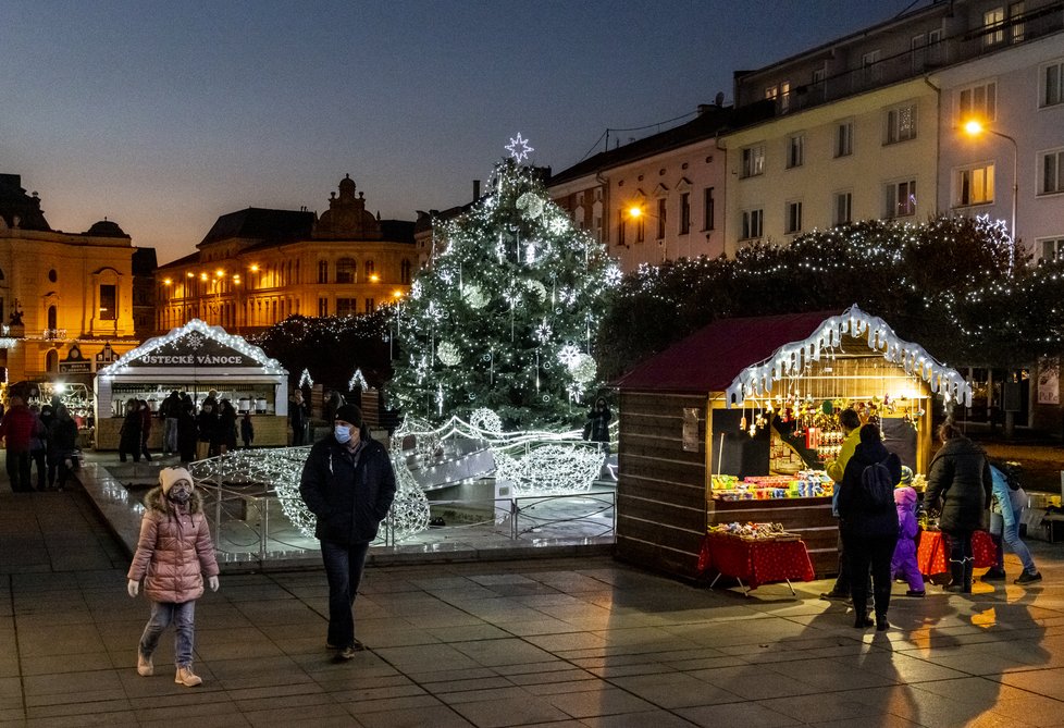 Vánoční trhy v Ústí nad Labem