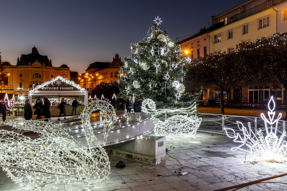 Vánoční trhy v Ústí nad Labem