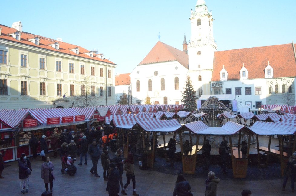 Vánoční trhy v Bratislavě