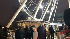 Vánoční trhy v centru Poznaně (prosinec 2023)