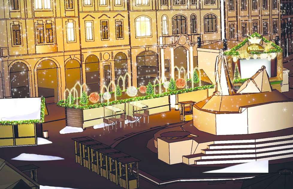 I pro letošek slibují vánoční trhy na Staroměstském náměstí okázalou podívanou.
