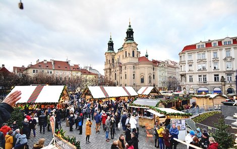 Vánoční trhy na Staroměstském náměstí