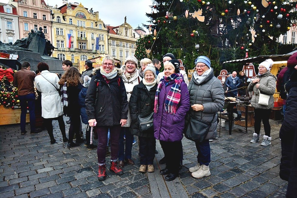 Vánoční trhy na Staroměstském náměstí z minulého roku